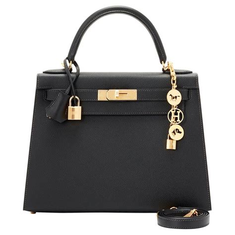 hermes kelly 28 black box leather|Hermes kelly for sale.